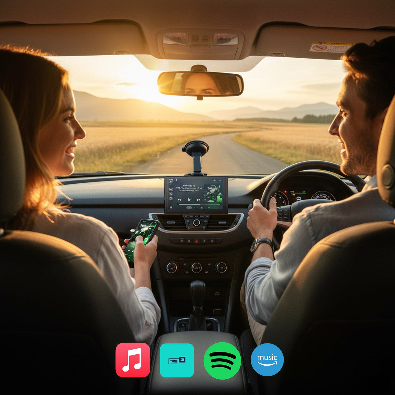 Laser Carplay Android Auto 7in Dual Camera Kit Navc-7dcp-199