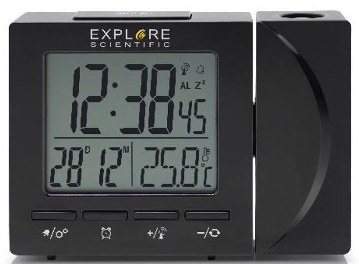 Explore Scientific Digital Projection Alarm Clock RDP1001