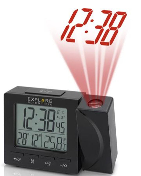 Explore Scientific Digital Projection Alarm Clock RDP1001