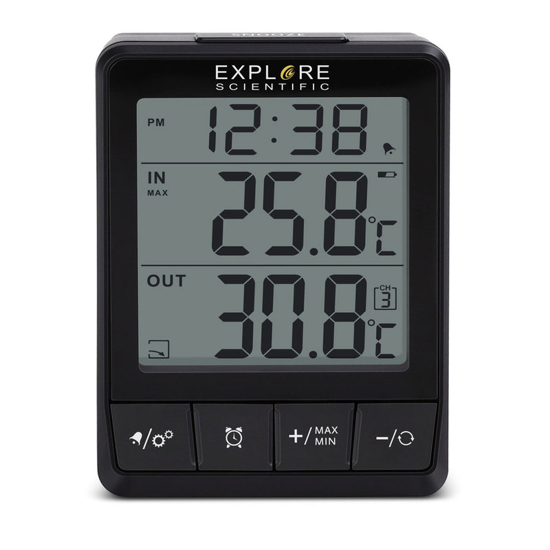 Explore Scientific Indoor Outdoor Thermometer 121104 WSH0002