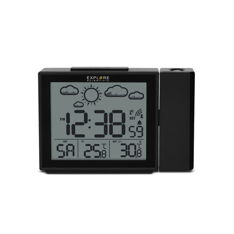 Explore Scientific Weather Projection Clock 121344 RPW3009