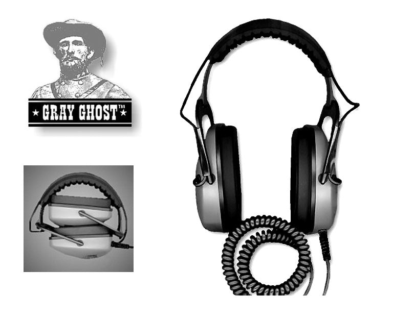 Gray Ghost NDT Platinum Prospecting Headphones 125741
