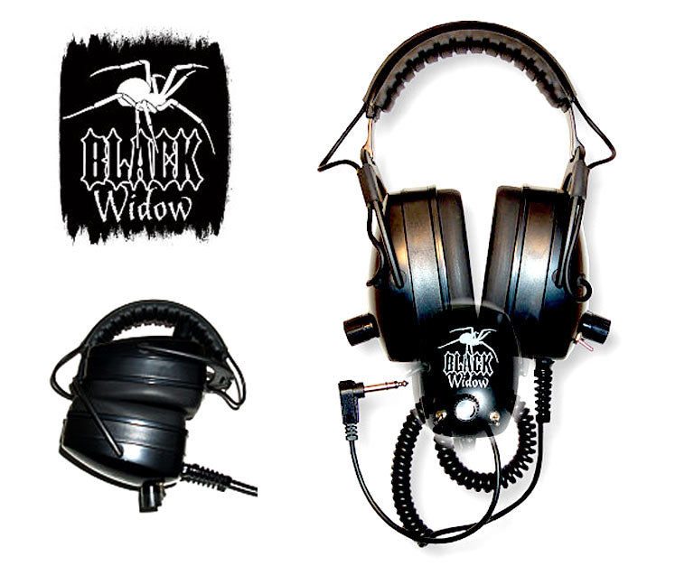 Gray Ghost Black Widow Platinum Prospecting Headphones 125742