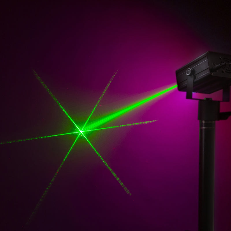 Beamz Acrux Quatro R/g Laser & Led Effect Light ACRUX-4WAY