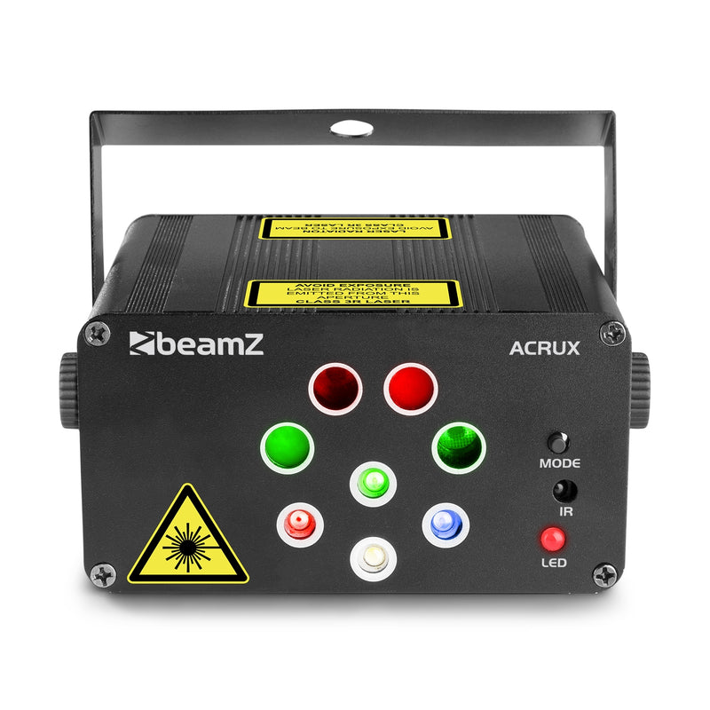 Beamz Acrux Quatro R/g Laser & Led Effect Light ACRUX-4WAY