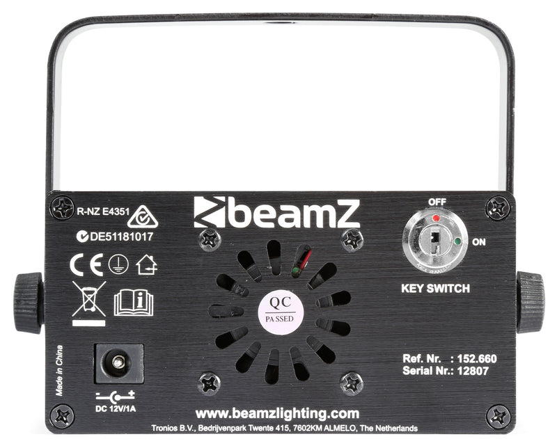 Beamz Double Laser 330mw Rgb Gobo Irc BIANCA