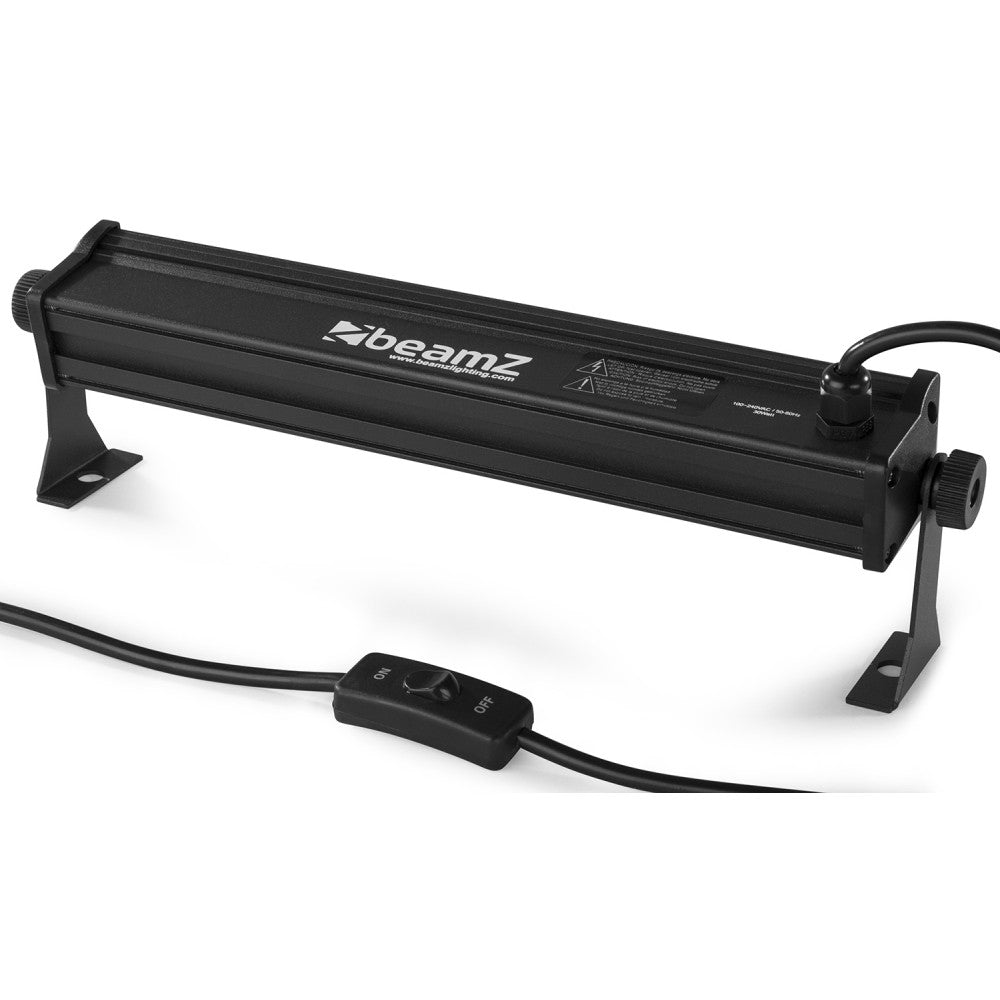 Beamz UV Led Bar 6x3w Mains Power BUV63