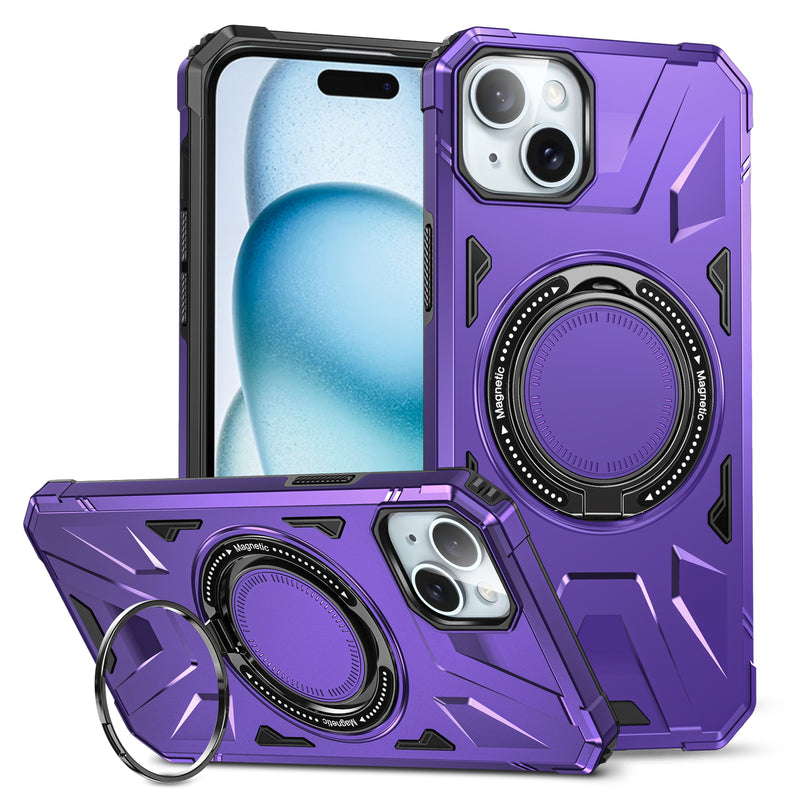 Apple iPhone 15 Shockproof Case MagSafe Purple IPH15P44PP