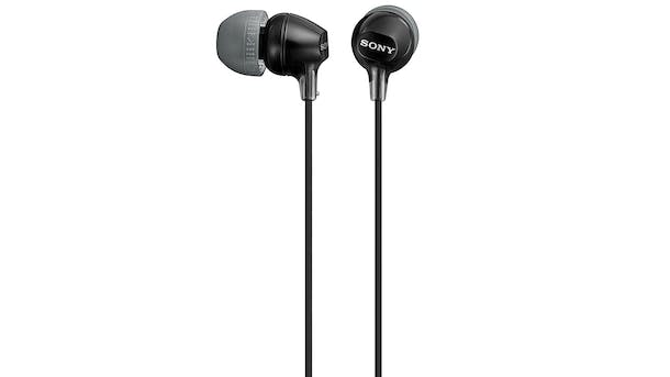 Sony In-Ear MDREX15LPB Earphones - Black  (5240138)