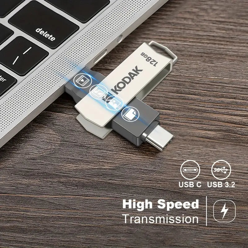 Kodak 32GB Type-C+USB3.2 Dual Interface Flash Drive CV57208/32