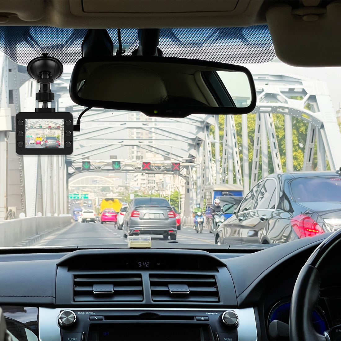 Laser Dash Cam FHD 2.5in NAVC-FH25-748