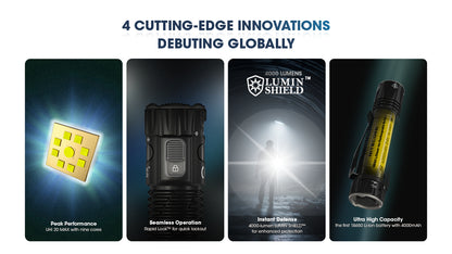 Nitecore Torch 4000 Lumen Rechargeable EDC Flashlight EDC33