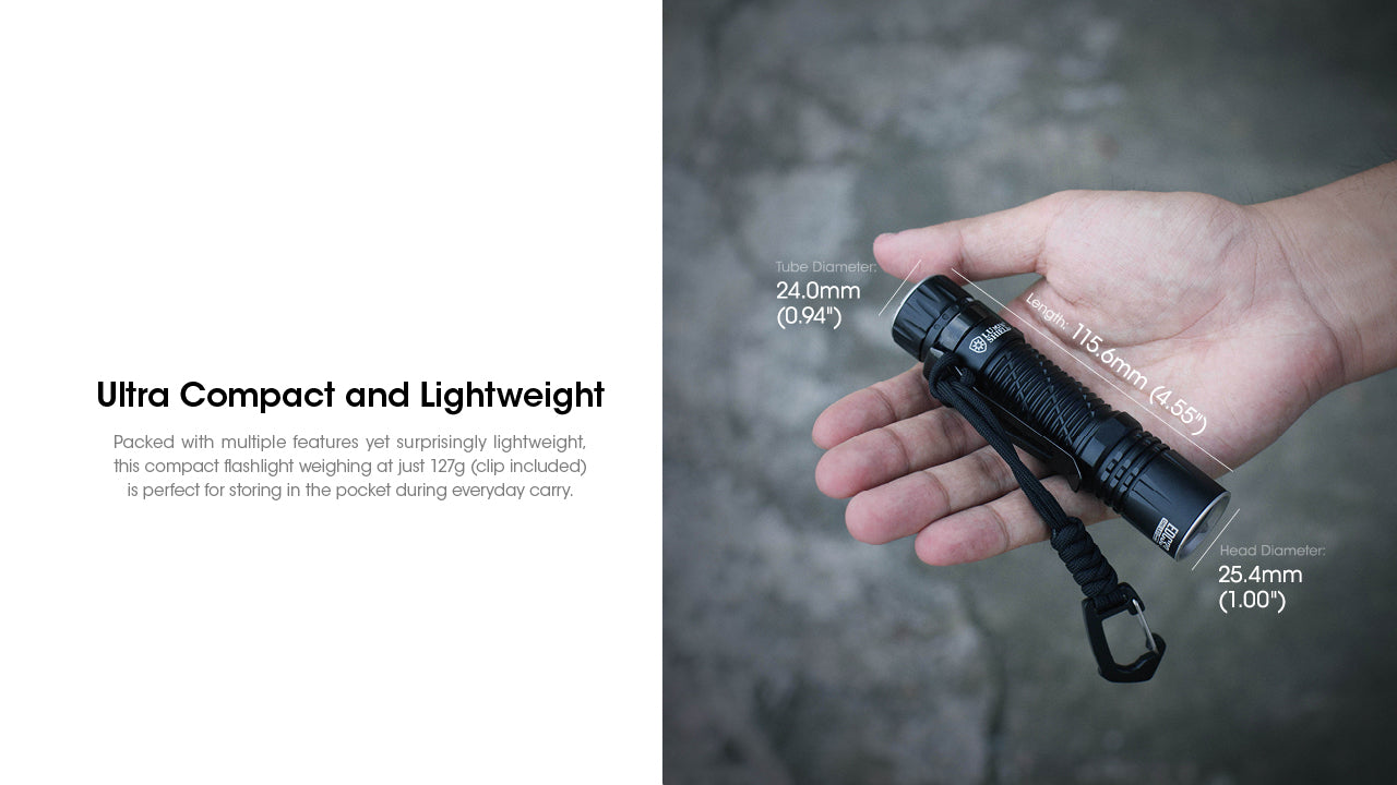 Nitecore Torch 4000 Lumen Rechargeable EDC Flashlight EDC33
