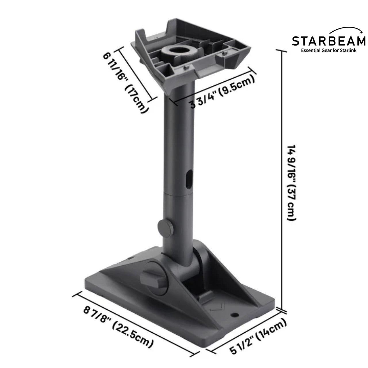 Starbeam Starlink Mini Roof Pivot Mount Waterproof SAT-SB-00111