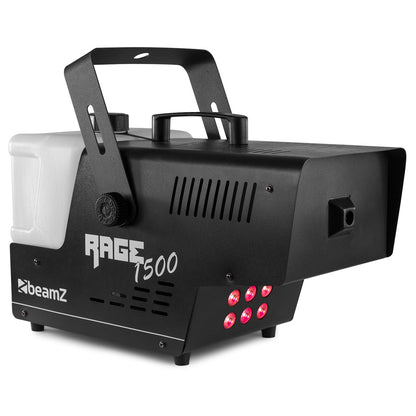 Beamz Rage Fog Machine 1500w RGB LED Selectable RAGE1500LED