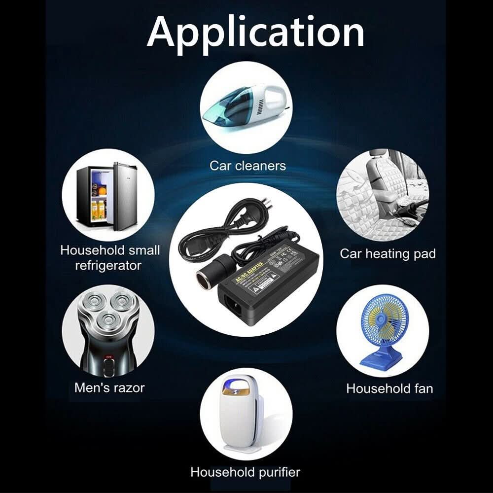 Mains Adaptor 240V To 12VDC 5A Accessory Socket ADAPTER240VTO12V