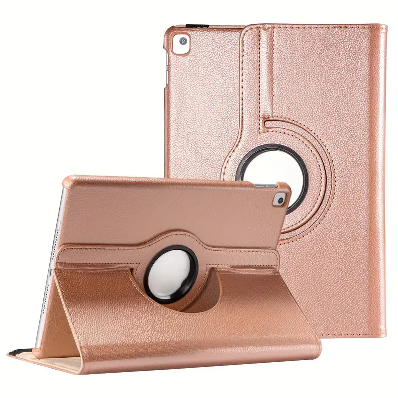 Apple iPad Case 10.2" 360 Degree Rotating Multi-angle Viewing Folio Case Rose Gold RN35281RG