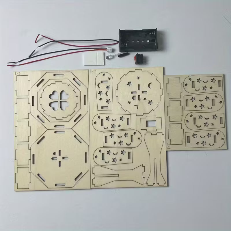 Wooden Kit - 3D Lamp Battery Operated WG4823362