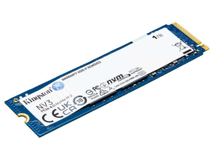 Kingston NV3 1TB M.2 NVMe SSD (PCIe 4.0 x4, Gen4, 2280) HBK-SNV3S-1TB-P