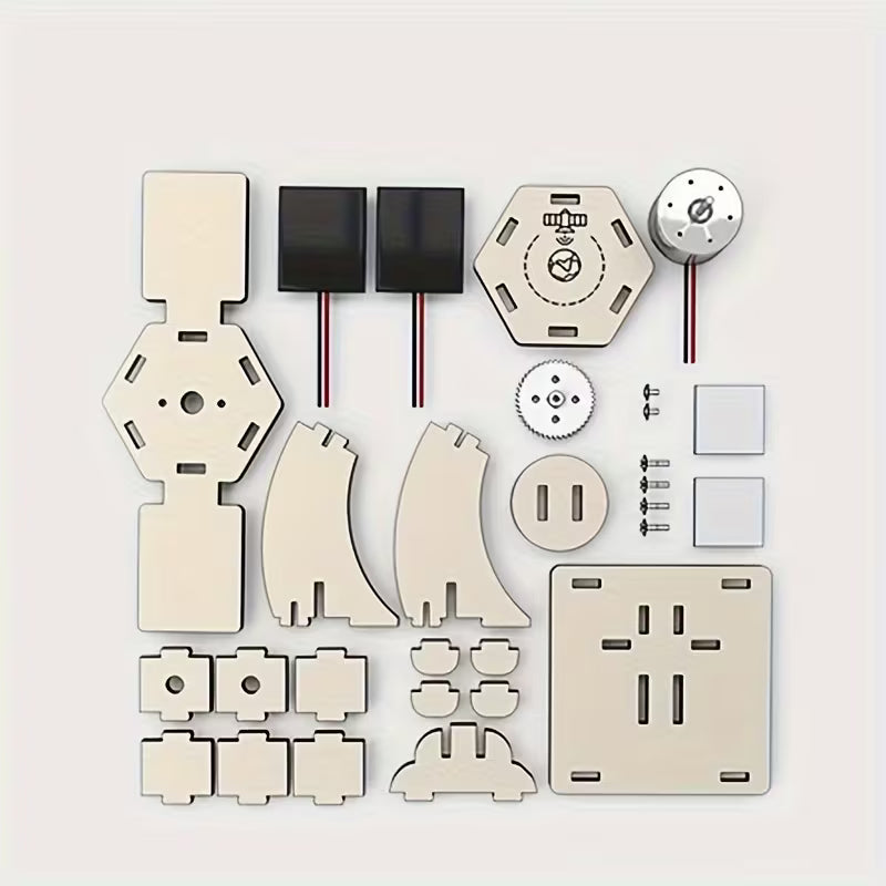 Wooden Kit - 3D Solar Satellite JC2002509