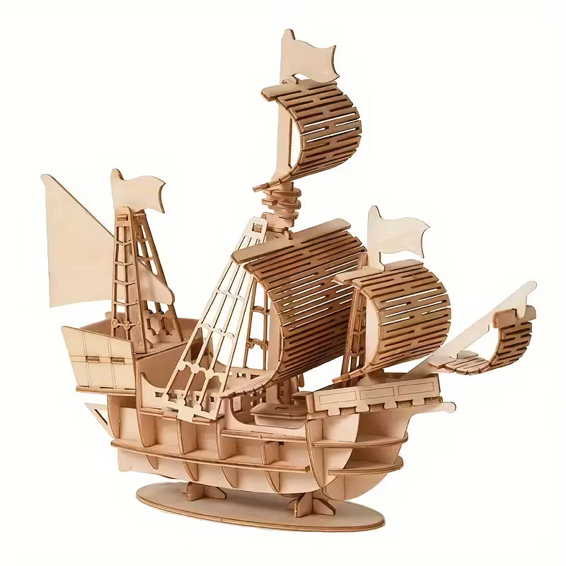 Wooden Kit - 3D Tall Sailing Ship Jigsaw Puzzle AR121080