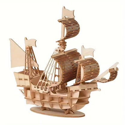 Wooden Kit - 3D Tall Sailing Ship Jigsaw Puzzle AR121080