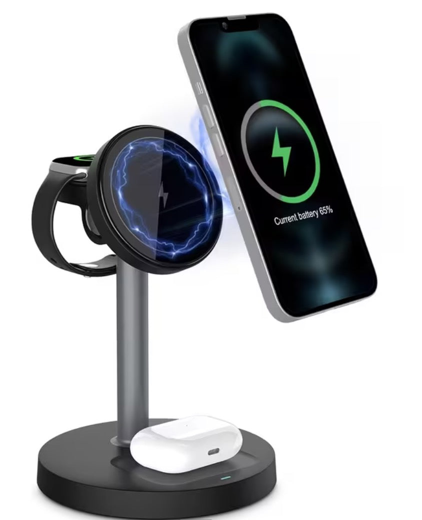 Wireless Charging Stand 15w 3in1 Ph/Watch/Ebuds TRJ897427B