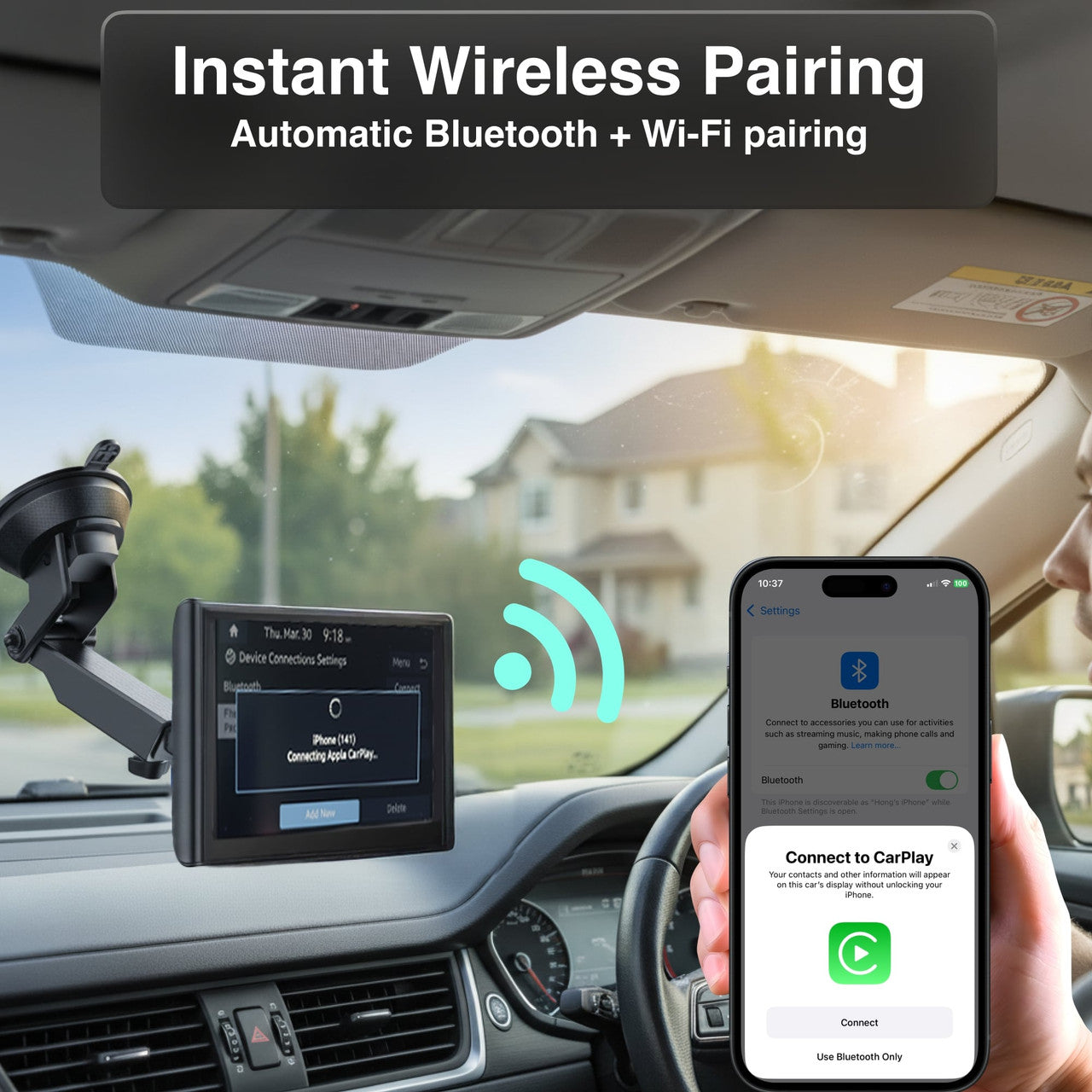 Laser Carplay Android Auto 7in Dual Camera Kit Navc-7dcp-199