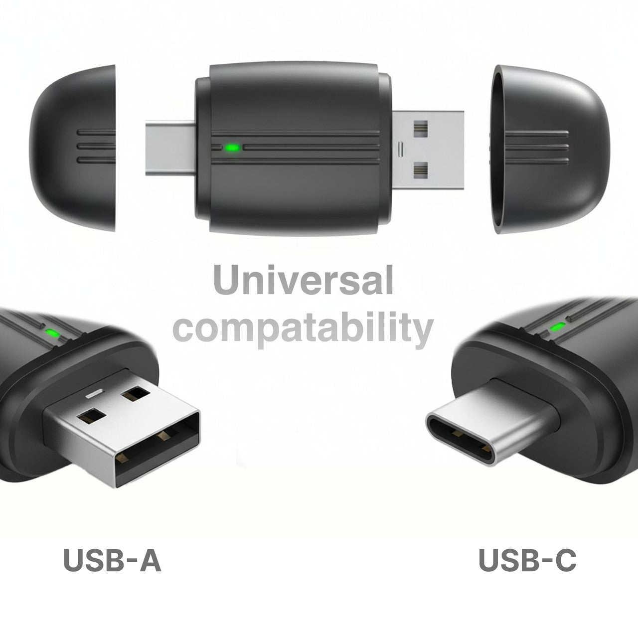 Laser Wireless Carplay Android Dongle USB-A/USB-C NAVC-WD25-649