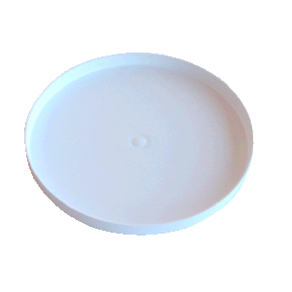 Minelabe 8" Round Skidplate - White 3011-0228