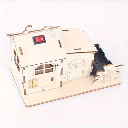 Wooden Kit - 3D Cabin With Light WL7054910