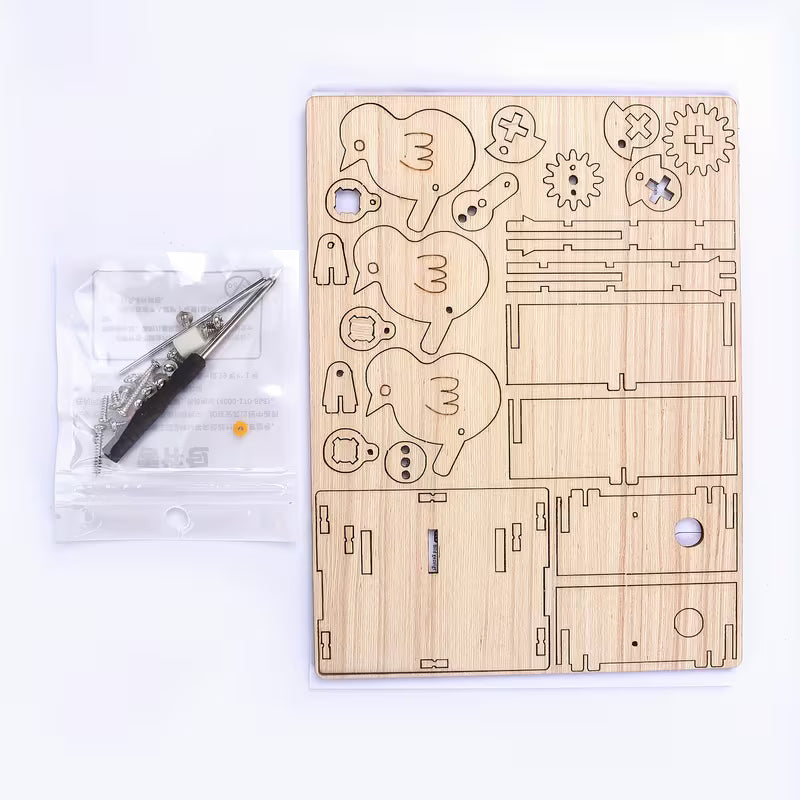 Wooden Kit - 3D Chicken Pecking Rice Puzzle Toy De1274544