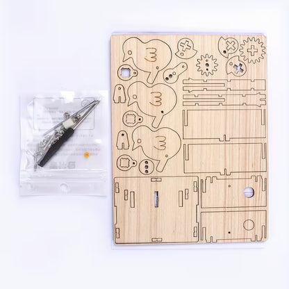 Wooden Kit - 3D Chicken Pecking Rice Puzzle Toy De1274544