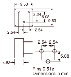 Trimpot 100R Top Adjust 3386F Style Sealed Cermet R2591