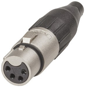 XLR Socket 4 pin Line Metal Ps1042