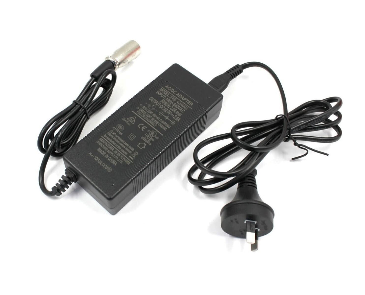 Mains Battery Charger Lithium 36-42v 2A 3 Pin XLR CH36VXLR