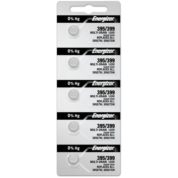 Button Cell Battery Energizer 399 395 Sr927 S926 1.5v Silver Oxide Sold Each SR927SW-BP5