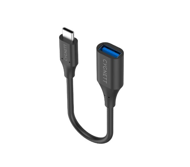 Cygnett Essentials USB-C Plug-USB-A Female 10cm CY3313PCUSA