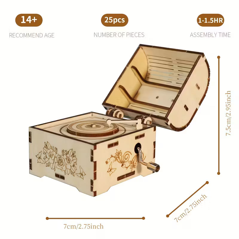 Wooden Kit - 3D Treasure Music Box LD5401529