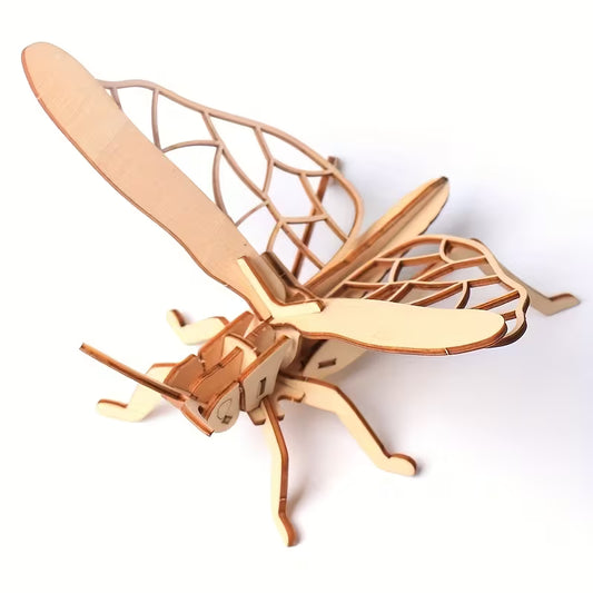 Wooden Kit - 3D Grasshopper Jigsaw Puzzle YY4138950/G