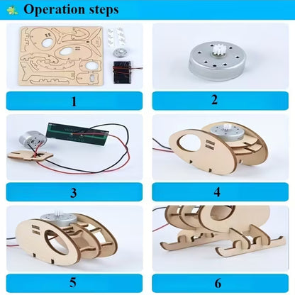 Wooden Kit - 3D Solar Helicopter HR4313478