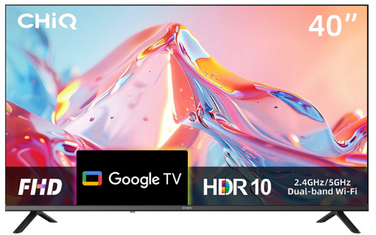 CHIQ 40" LED LCD TV 240V Smart Google FHD 40S510M