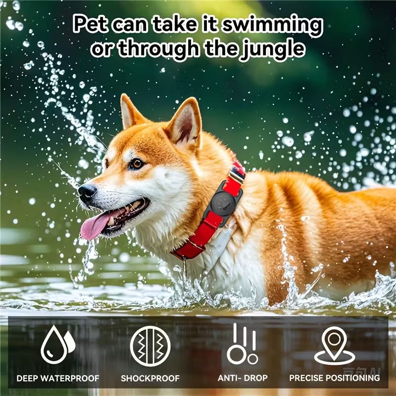 Airtag Holder For Dog Collar Silicone Waterproof VU2904197
