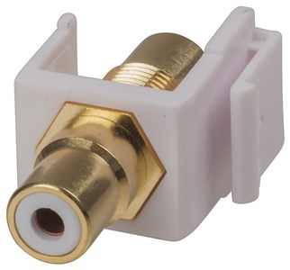 Keystone Insert RCA - RCA Socket White PS0764