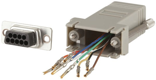 Computer Adaptor D9 Female to RJ45 PA0906