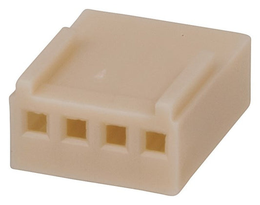 Header Socket 4 Pin 0.1in Header with Crimp Pins - 2.54mm Pitch HM3404