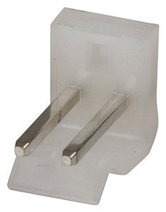 Header Plug 2 Pin 0.156in Straight Locking Header with crimp pins - 3.96mm Pitch HM3442