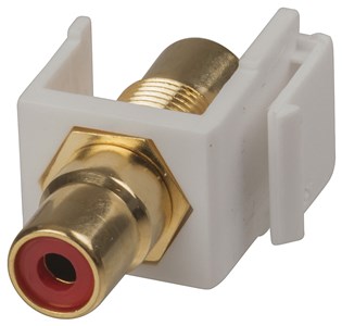 Keystone Insert RCA - RCA Socket Red PS0765