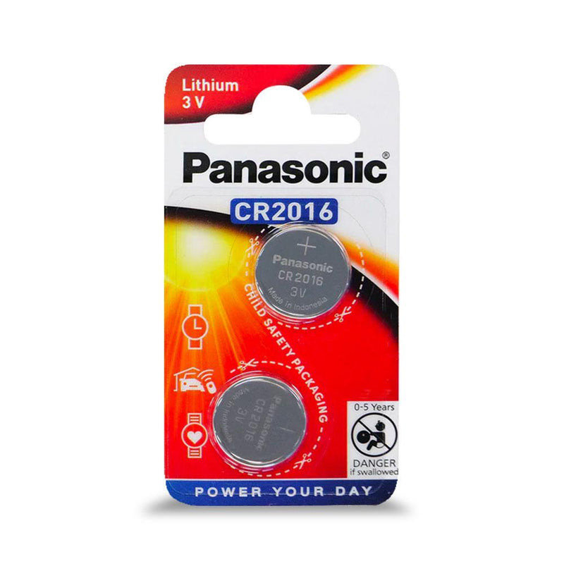 Button Cell Batteries Panasonic CR2016 3v Lithium Battery 2pk CR2016-BP2(P)