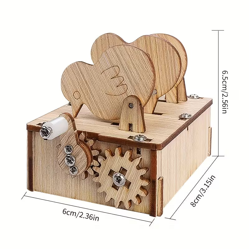 Wooden Kit - 3D Chicken Pecking Rice Puzzle Toy De1274544